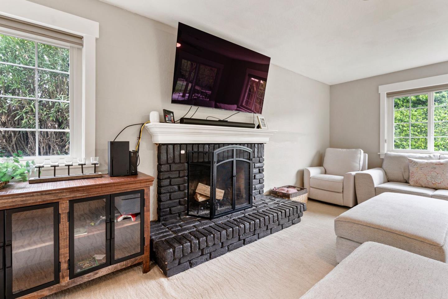 105 Rays Circle Hollister, CA 95023 - Photo 15 of 36 a living room with furniture and a fireplace