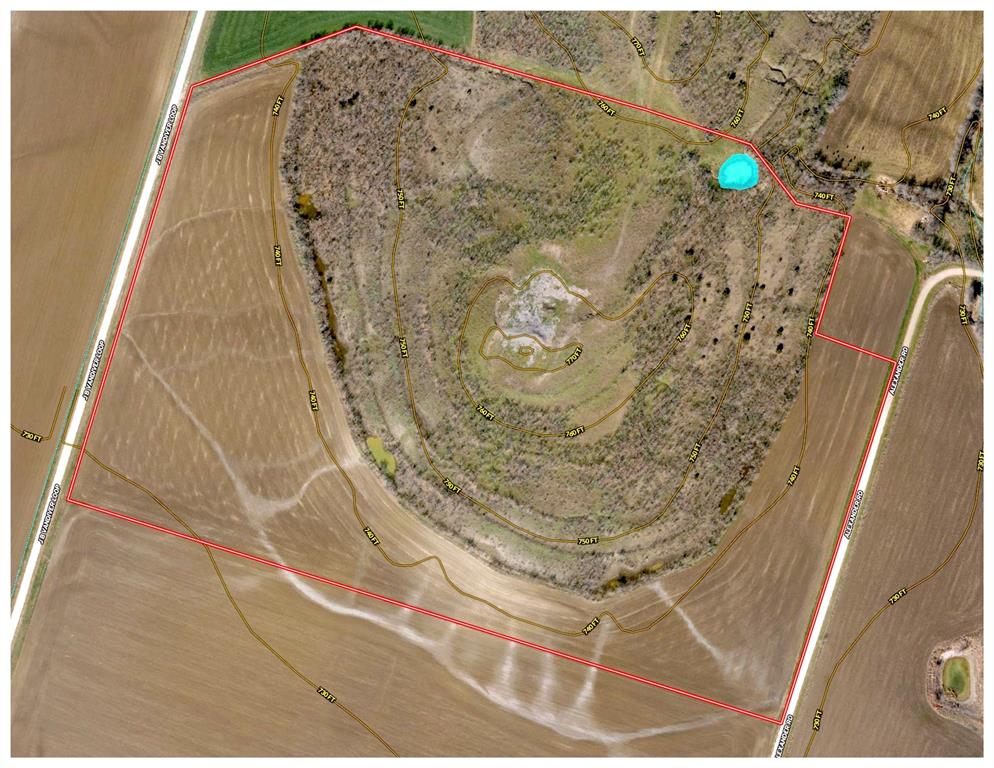 66.5-ac Alexander Road Moody, TX 76557 - Photo 31 of 31 Aerial overview of property's location featuring property boundaries highlighted