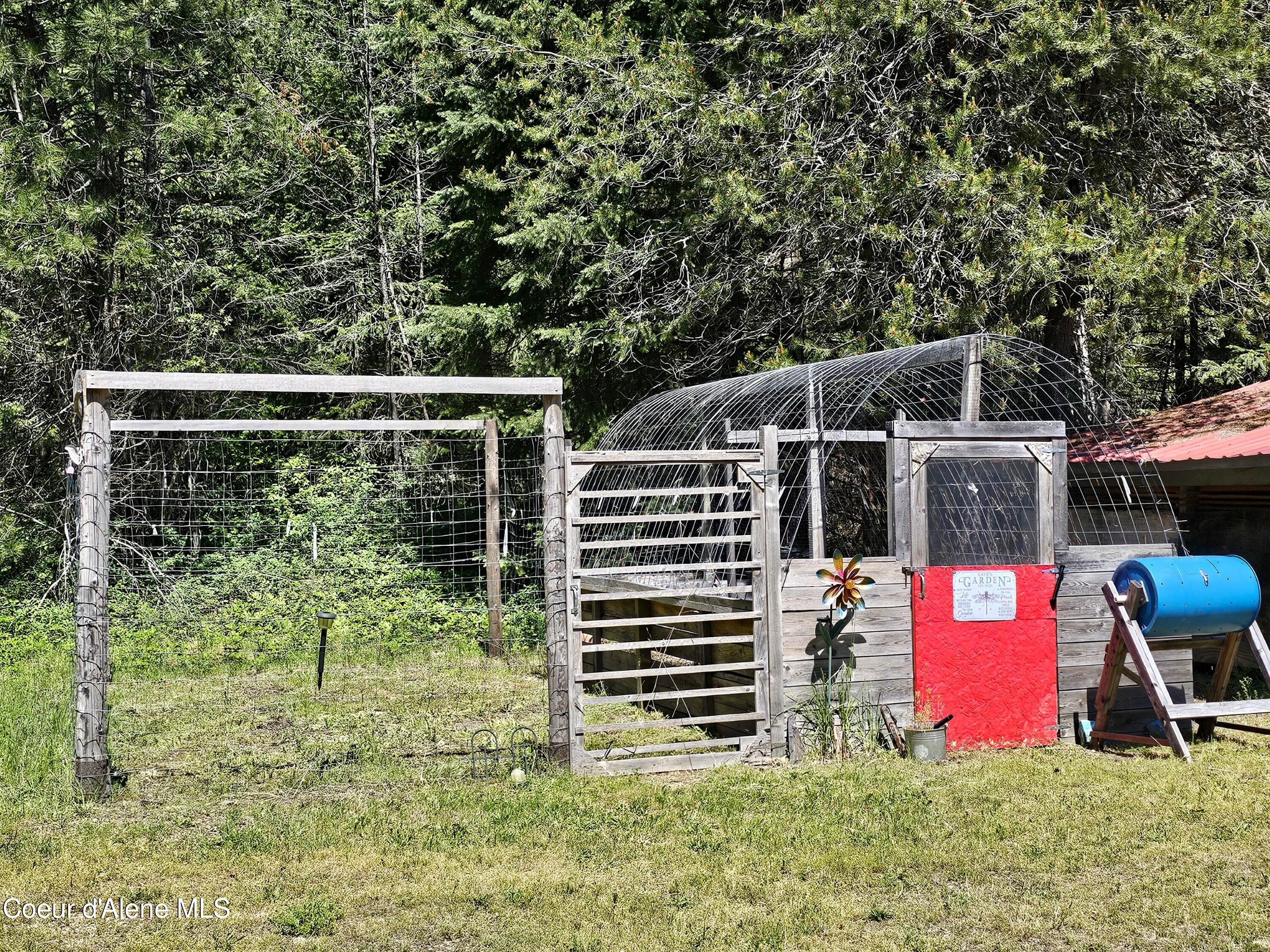 24805 North Cedar Mountain Road Athol, ID 83801 - Photo 53 of 82 Fenced garden