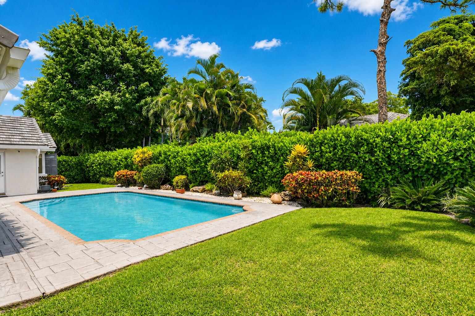 4480 Northwest 28th Avenue Boca Raton, FL 33434 - Photo 56 of 71 Lush Backyard