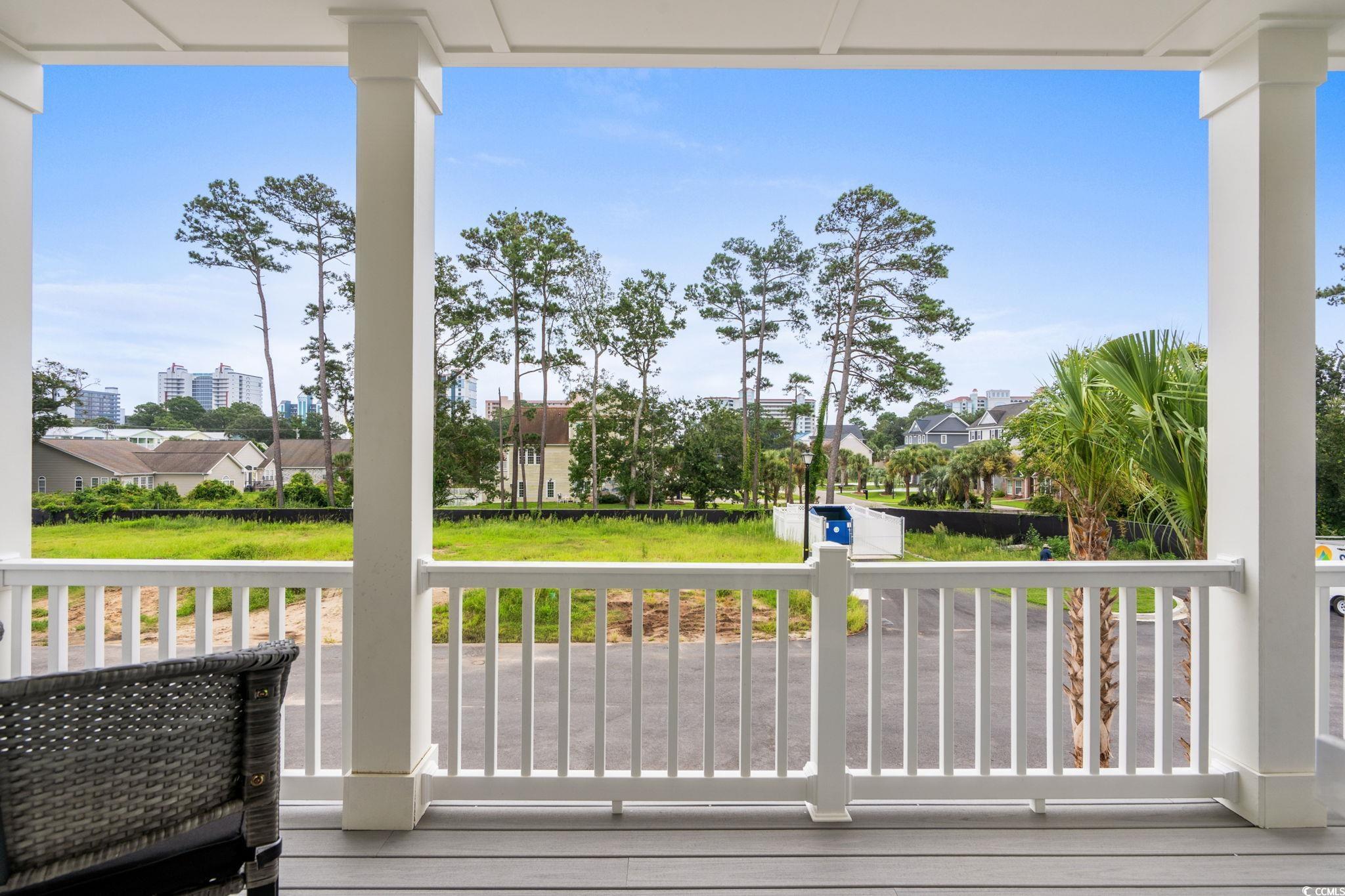 2312 Seaseeker Lane Myrtle Beach, SC 29577 - Photo 13 of 37 Wooden terrace featuring a city view