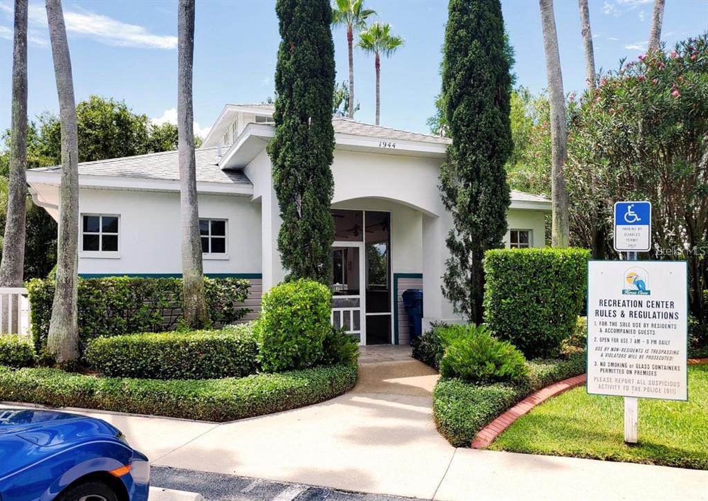 1605 Send Way Lutz, FL 33549 - Photo 21 of 24 a front view of a house with a yard and potted plants