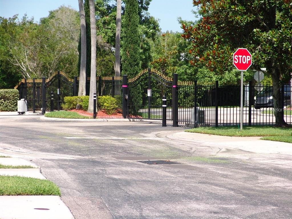 1605 Send Way Lutz, FL 33549 - Photo 24 of 24 a view of a street with a bench in front of it