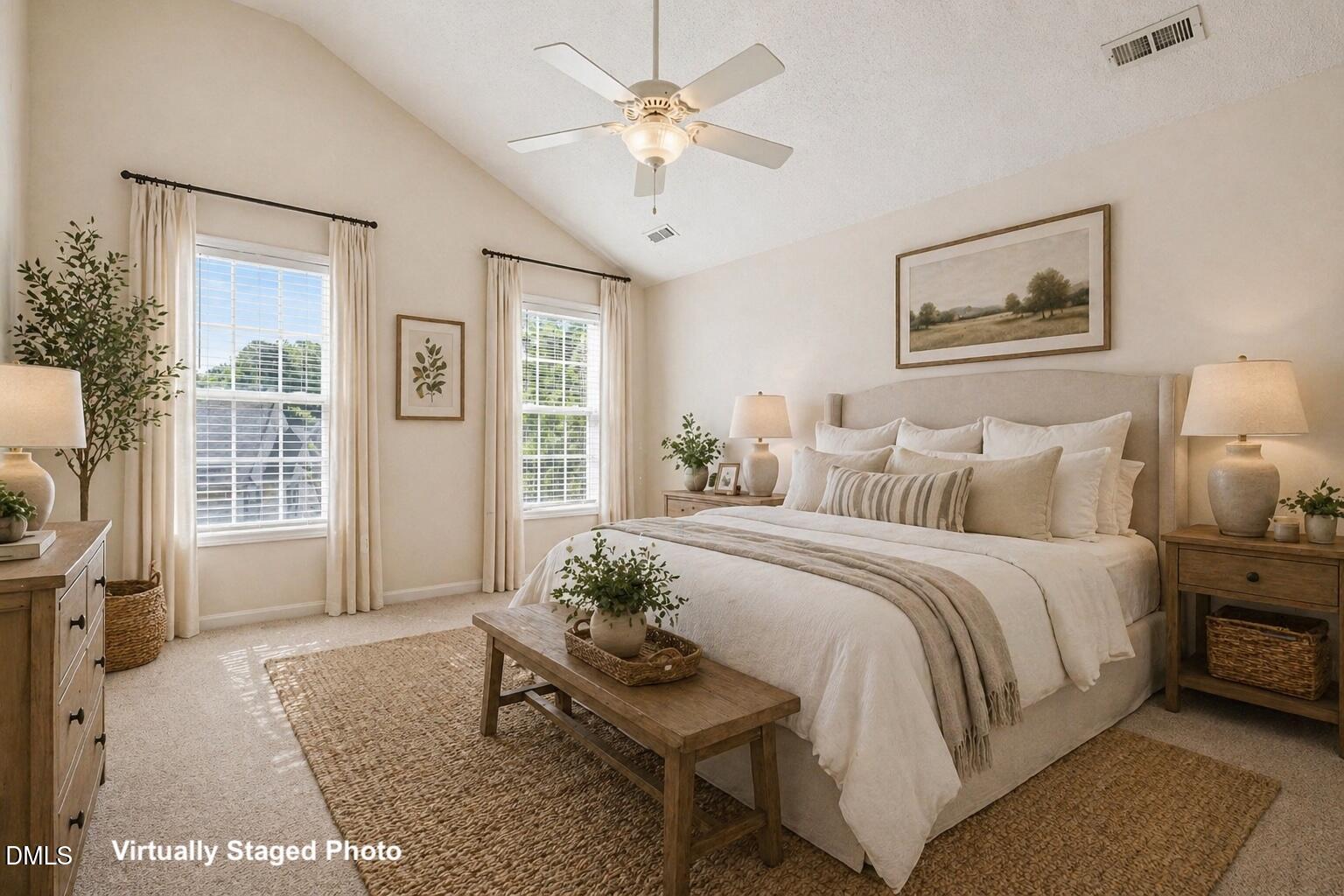 8709 Blakehurst Drive Raleigh, NC 27617 - Photo 17 of 41 Primary Bedroom Virtually Staged