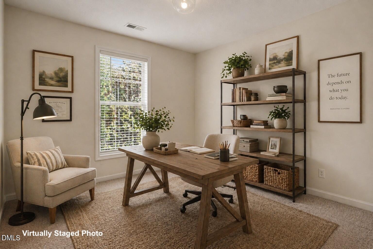 8709 Blakehurst Drive Raleigh, NC 27617 - Photo 21 of 41 BR 2/Office Virtually Staged