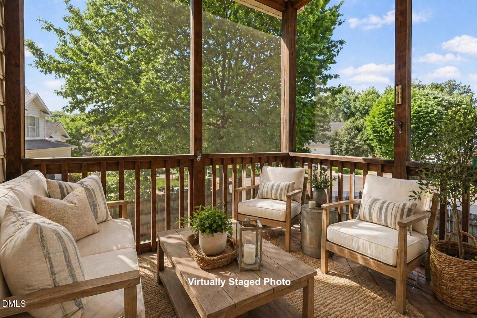 8709 Blakehurst Drive Raleigh, NC 27617 - Photo 27 of 41 Screened Porch