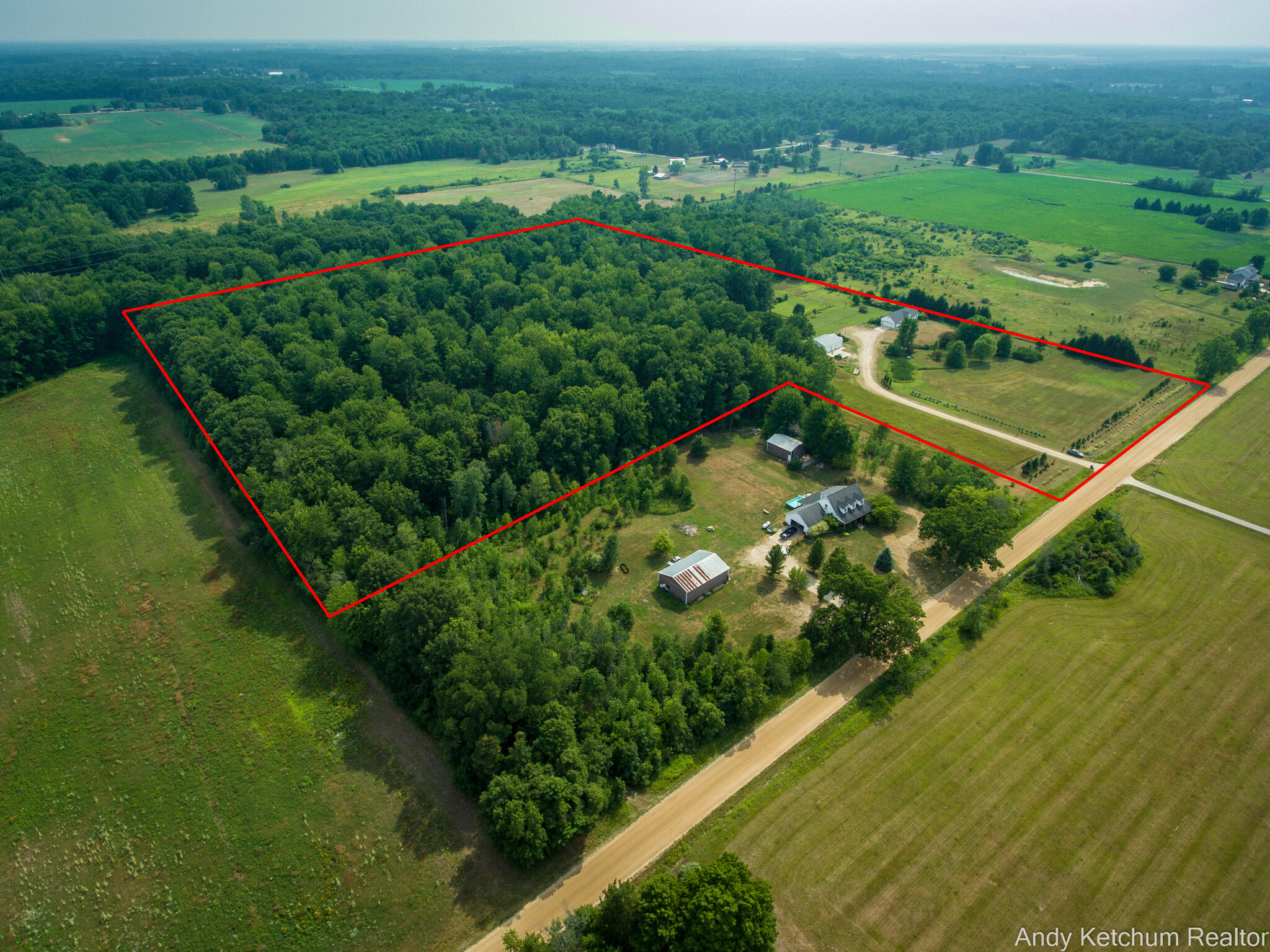 12283 Hall Road Ravenna, MI 49451 - Photo 61 of 65 Hall Road 62 With Property Lines