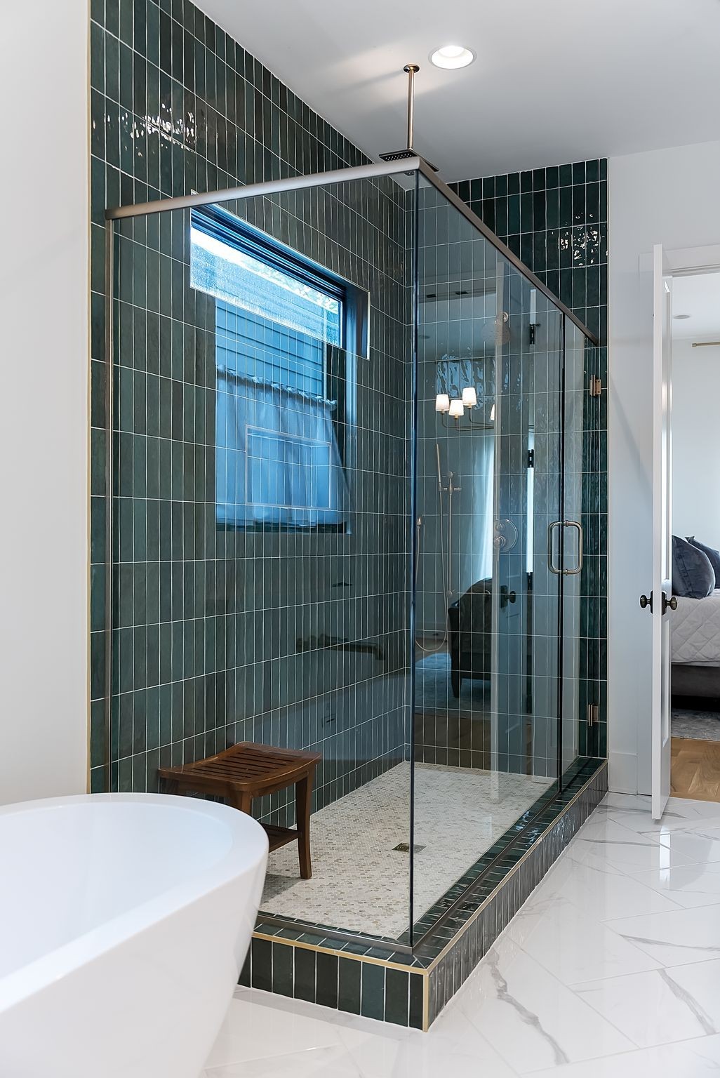 3733 Estes Road Nashville, TN 37215 - Photo 17 of 40 a bathroom with a shower and a sink