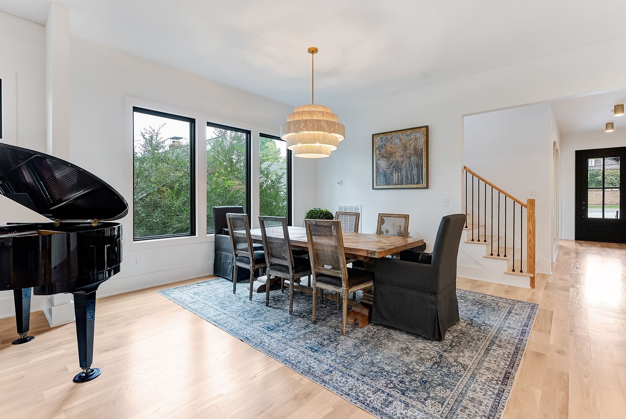 3733 Estes Road Nashville, TN 37215 - Photo 21 of 40 a view of a dining room with furniture window and wooden floor