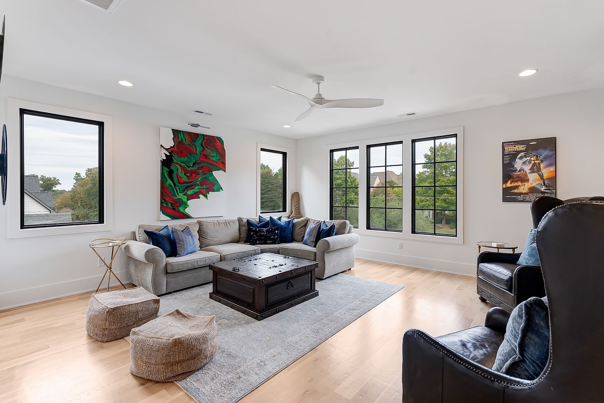 3733 Estes Road Nashville, TN 37215 - Photo 25 of 40 a living room with furniture flat screen tv and a large window