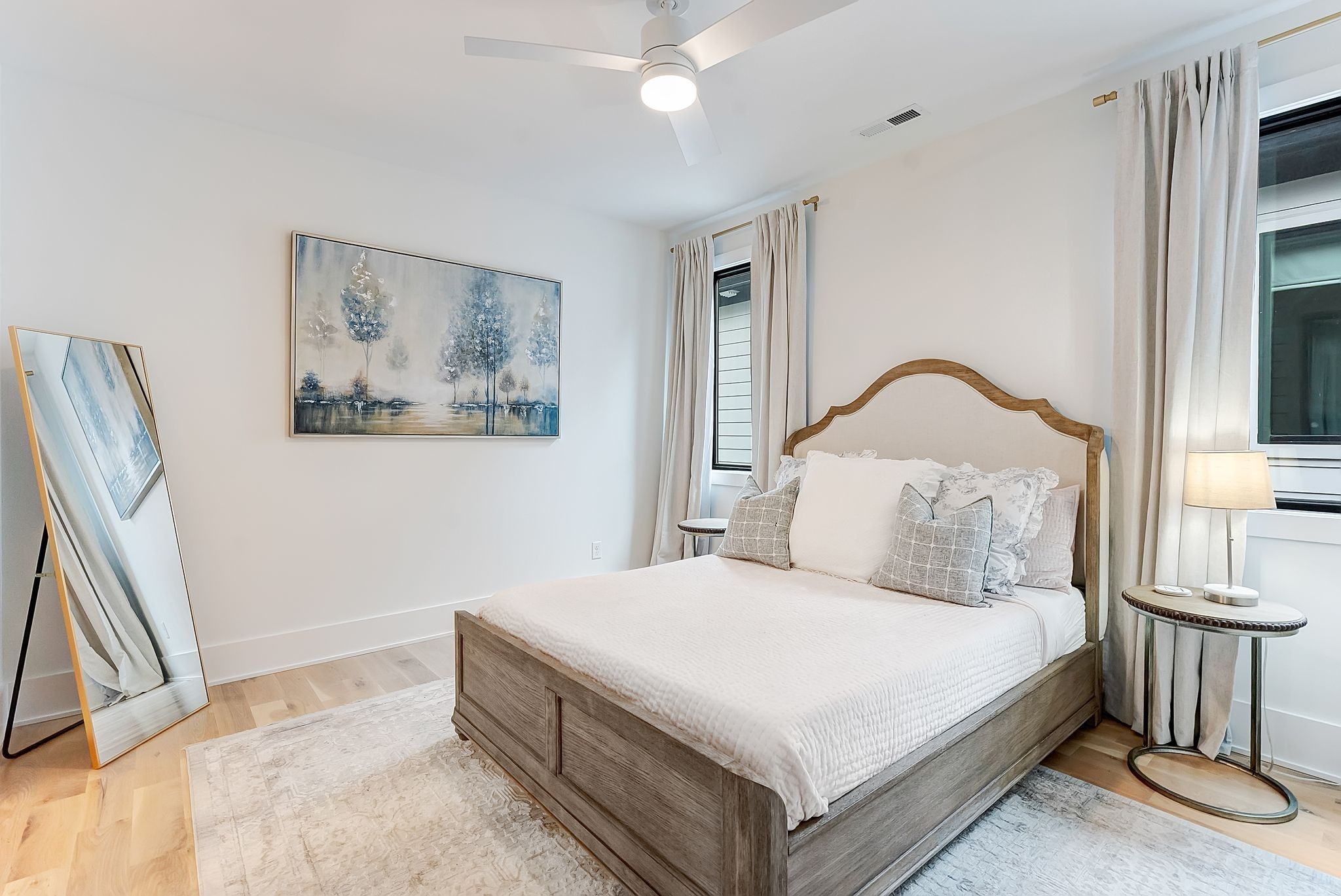 3733 Estes Road Nashville, TN 37215 - Photo 31 of 40 a bedroom with a bed and a flat screen tv