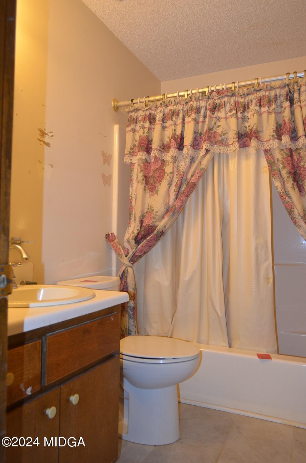 3910 Thompson Road Macon, GA 31204 - Photo 11 of 16 a bathroom with a sink a toilet and shower