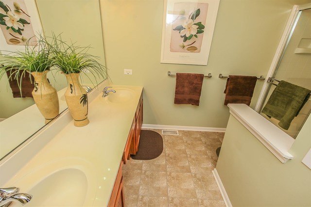 302 Locksley Drive Streamwood, IL 60107 - Photo 19 of 23 a bathroom with a bathtub