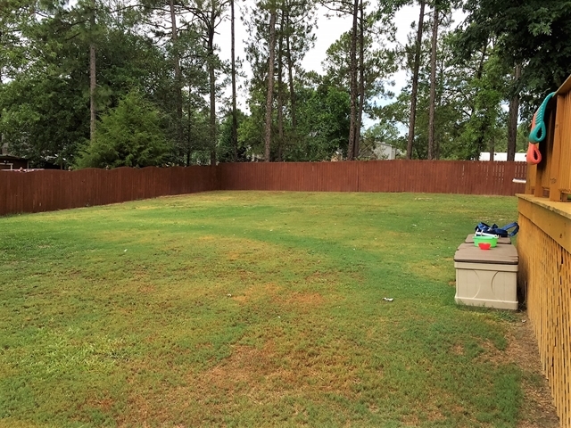 4967 Fulton Mill Road Macon, GA 31216 - Photo 26 of 28 a backyard of a house with lots of green space