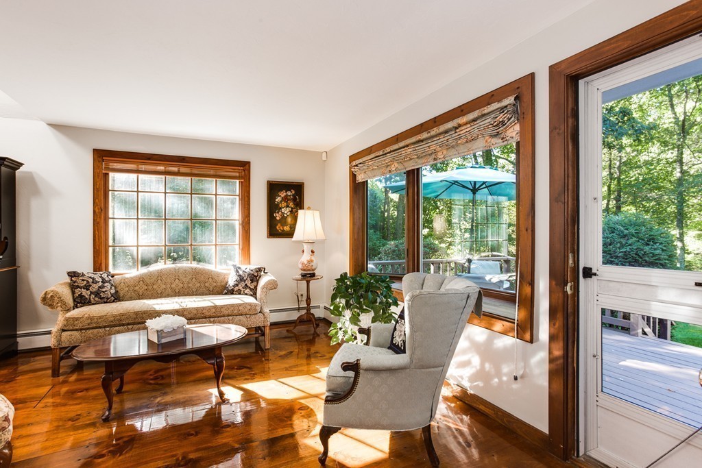 86 Houghton Road Princeton, MA 01541 - Photo 13 of 30 a living room with furniture and a large window