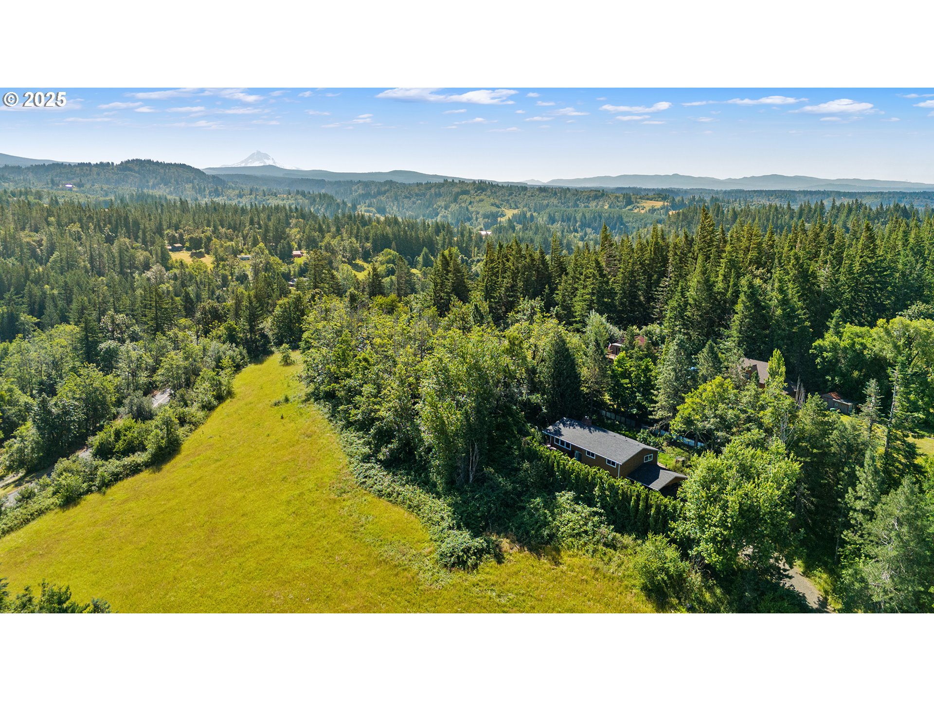701 Northeast Evans Road Corbett, OR 97019 - Photo 47 of 48 a view of an outdoor space and mountain view