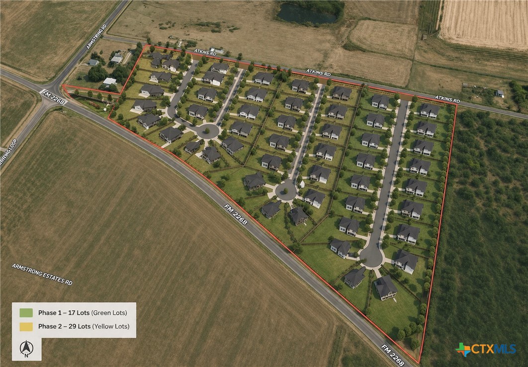 Tbd Atkins Road Salado, TX 76571 - Photo 1 of 3 Architectural Rendering - See Plat for Approved Prelim Plat