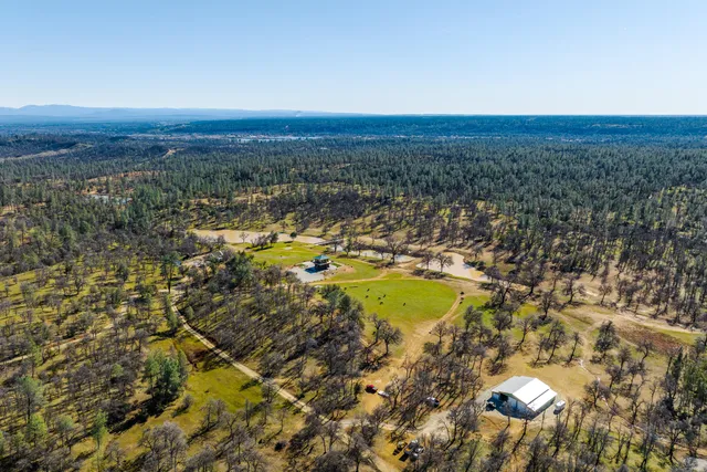a view of a city with an ocean beach