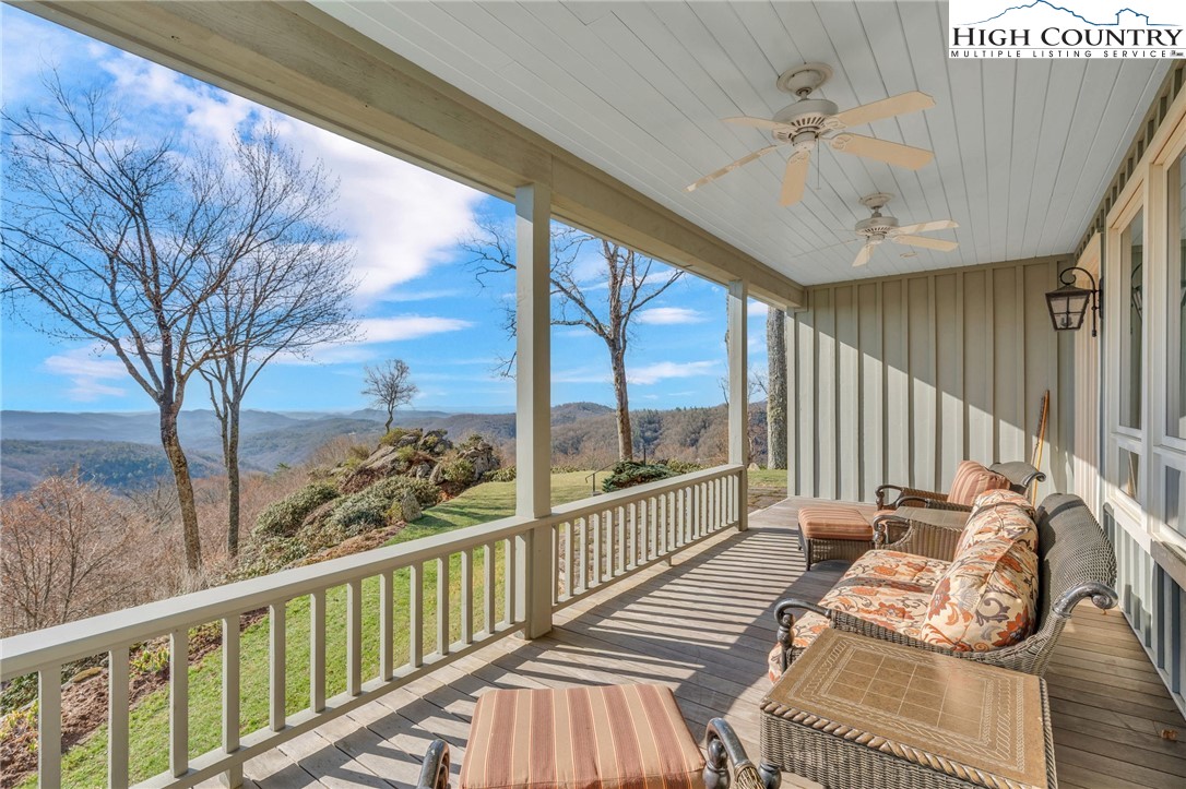 933 Thunder Ridge Lane Lenoir, NC 28645 - Photo 8 of 45 a view of a balcony with furniture