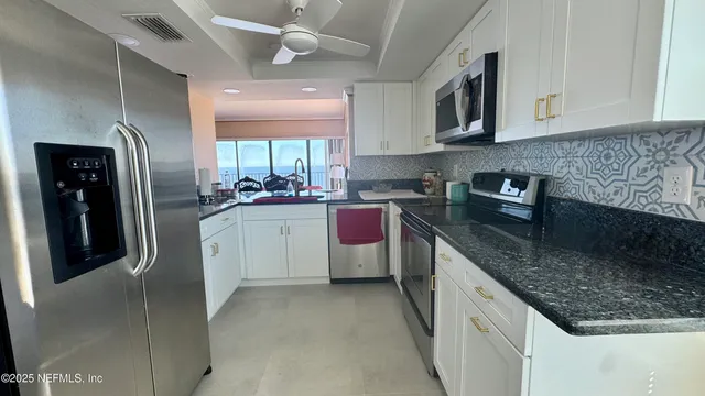 a view of a city from a balcony