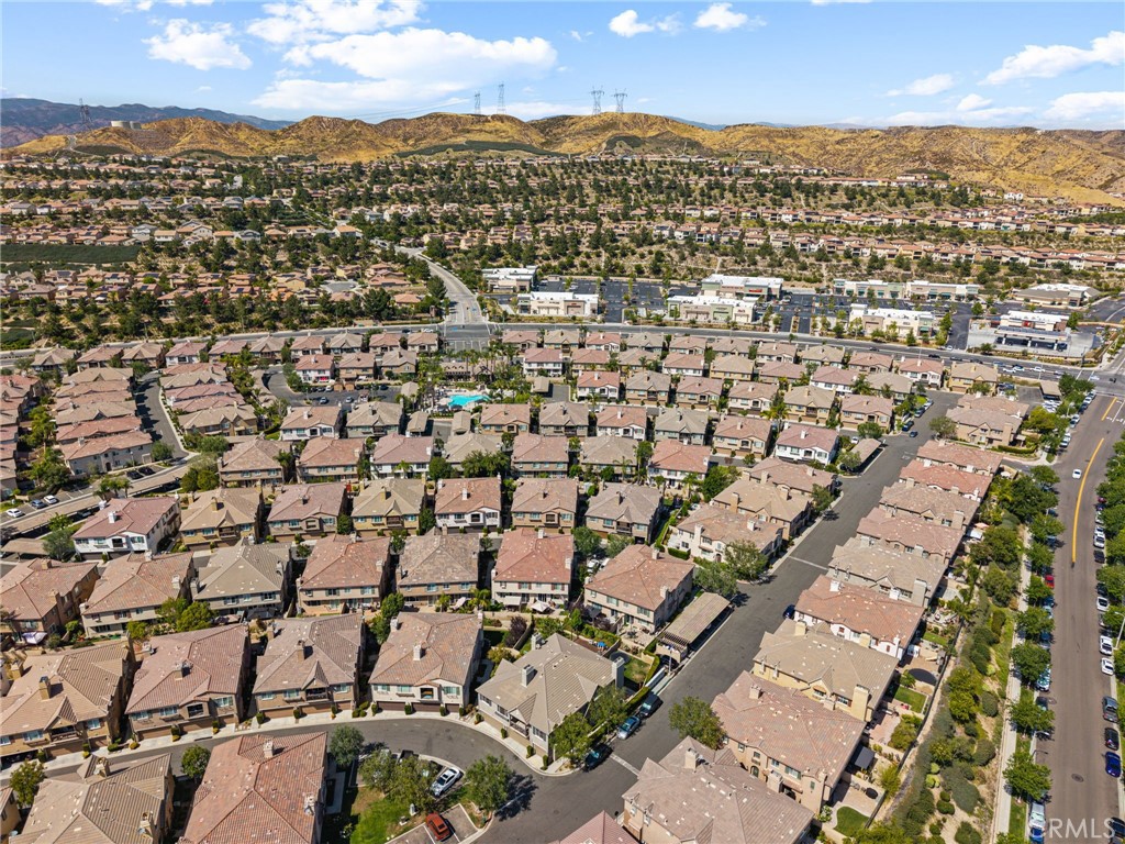 28356 Santa Rosa Lane Saugus, CA 91350 - Photo 45 of 50 an aerial view of residential houses with city view