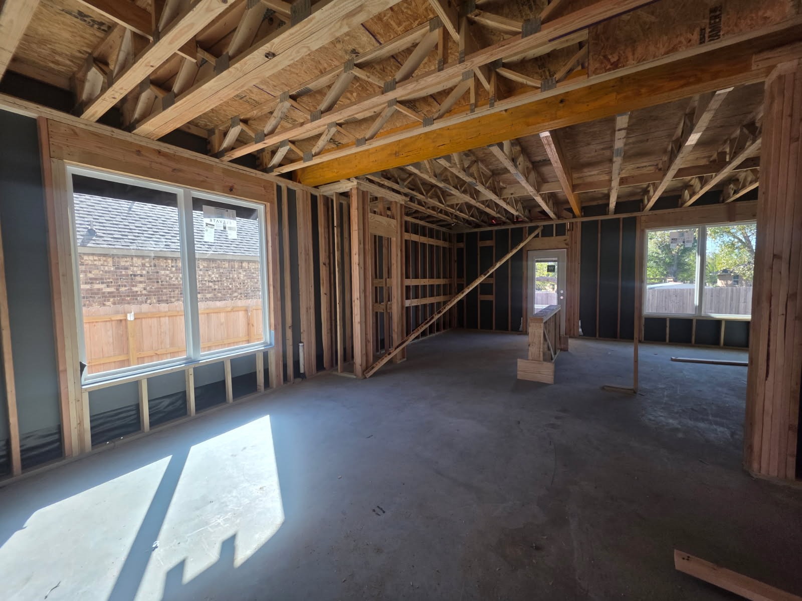 2046 Winepress Road Brenham, TX 77833 - Photo 2 of 11 a view of under construction room and window