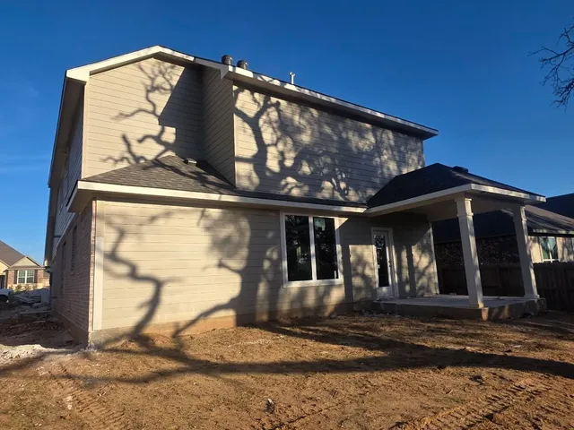 a view of a house with a window