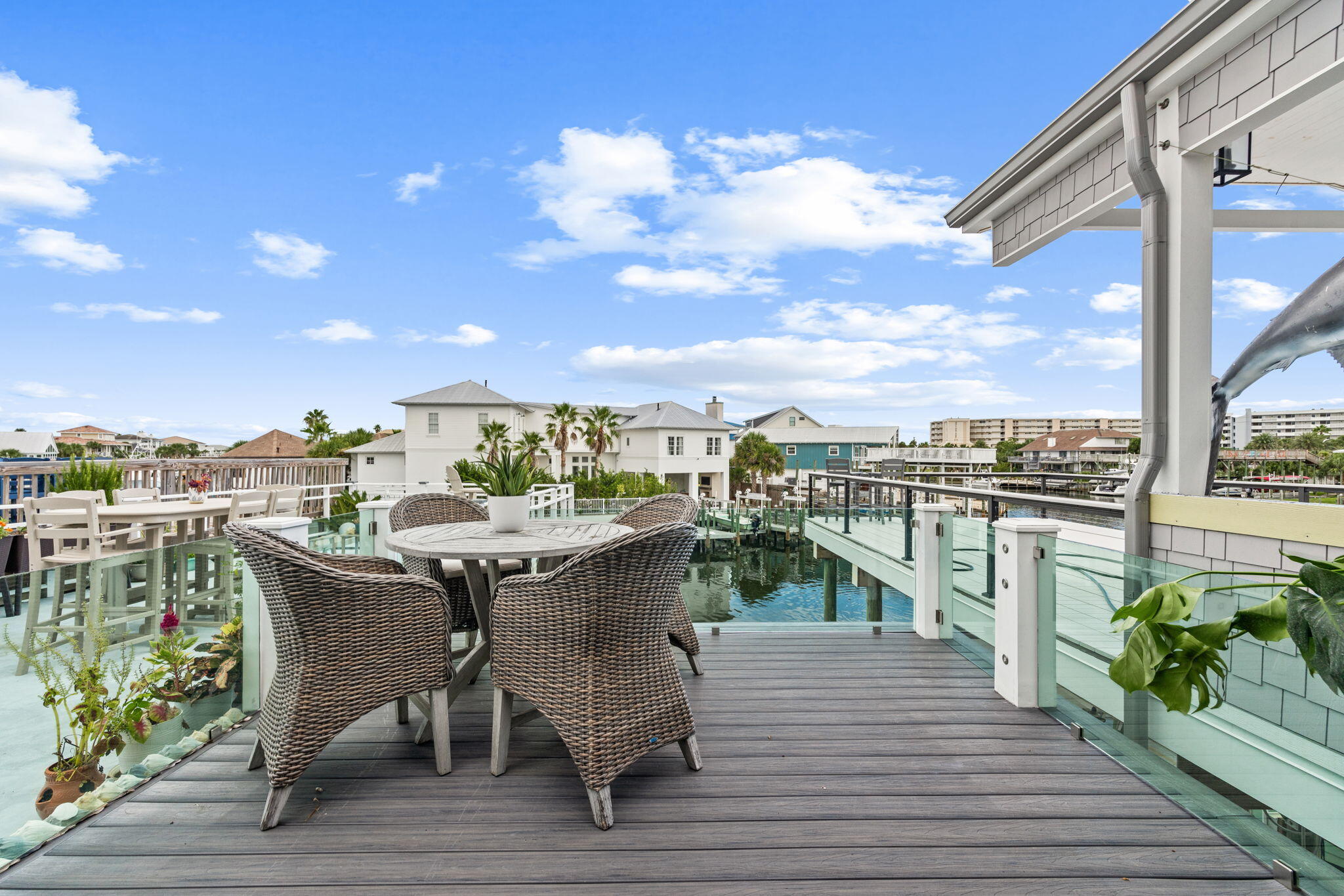 109 Durango Road Destin, FL 32541 - Photo 2 of 34 Second Level Deck Overlooking Canal