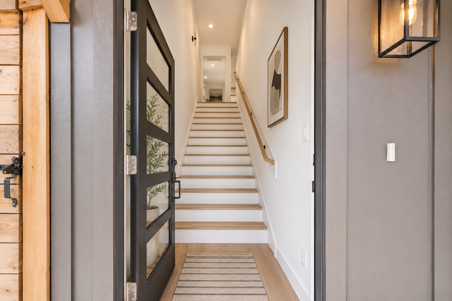 8023 Cora Street, Unit B Houston, TX 77088 - Photo 3 of 21 Virtually staged entryway.
