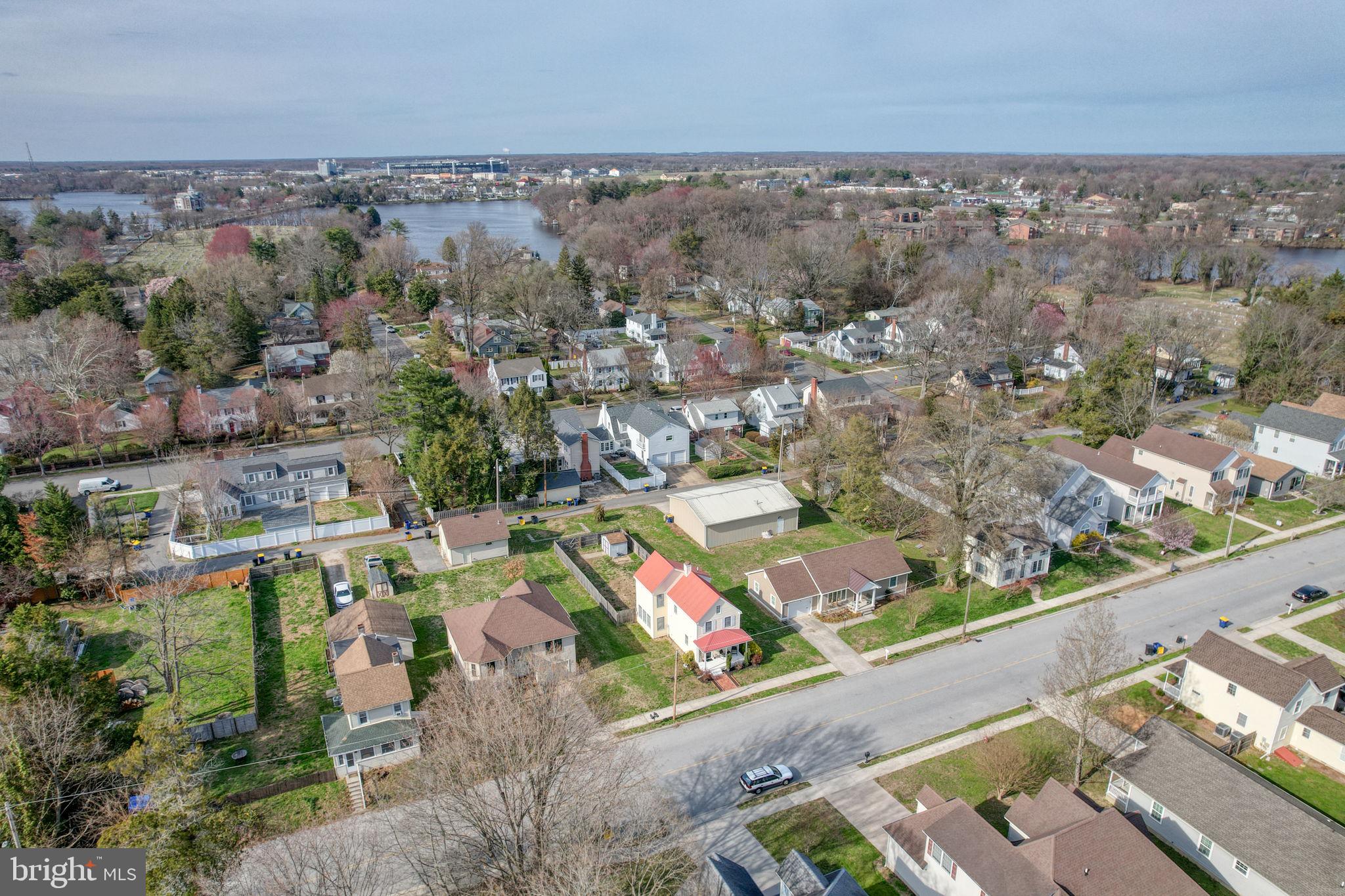 31 Washington Street Dover, DE 19901 - Photo 5 of 38 an aerial view of residential houses with outdoor space