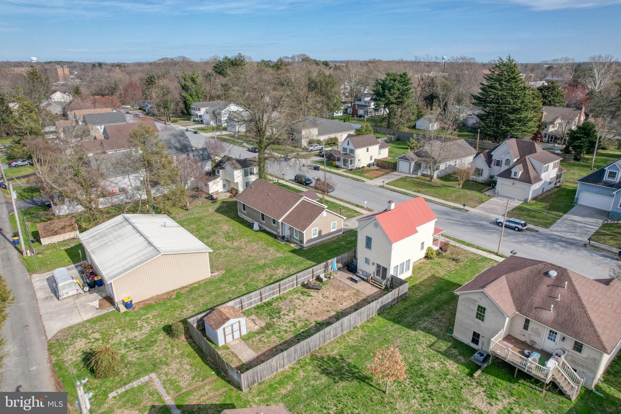 31 Washington Street Dover, DE 19901 - Photo 8 of 38 an aerial view of a house with a garden