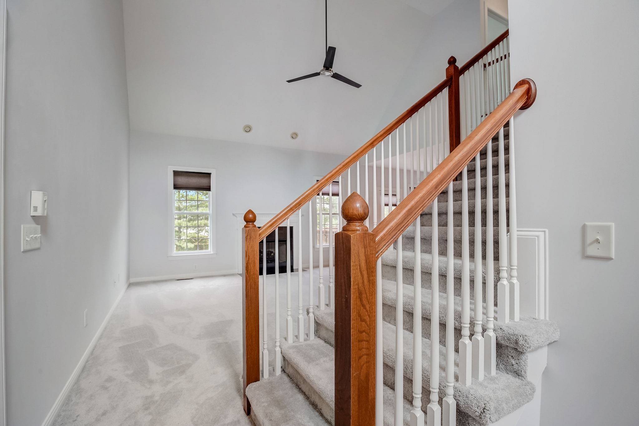 124 Cedar Ridge Lane Hendersonville, TN 37075 - Photo 14 of 66 a view of staircase with railing and white walls