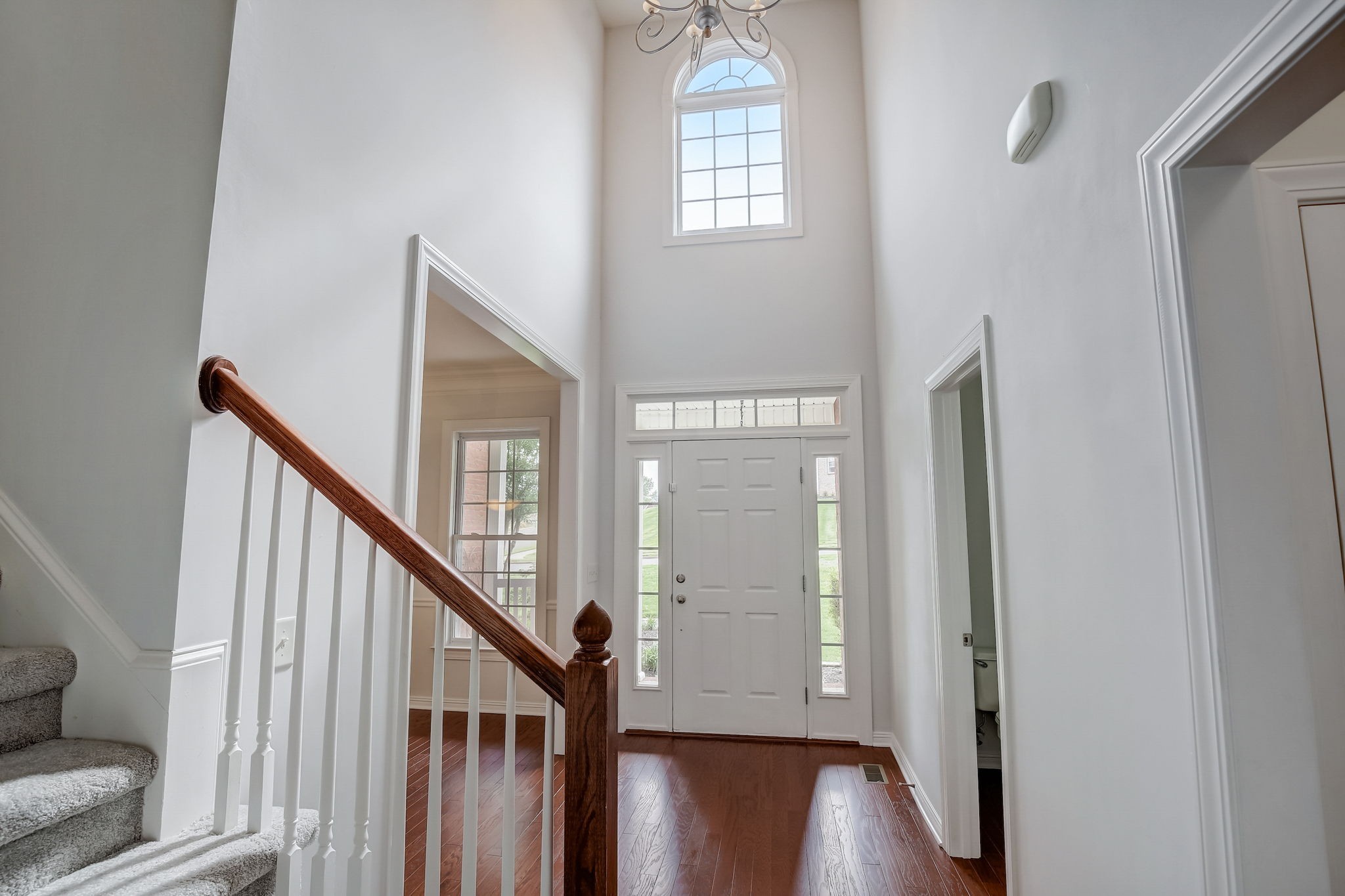 124 Cedar Ridge Lane Hendersonville, TN 37075 - Photo 9 of 66 a view of entryway and hall with wooden floor