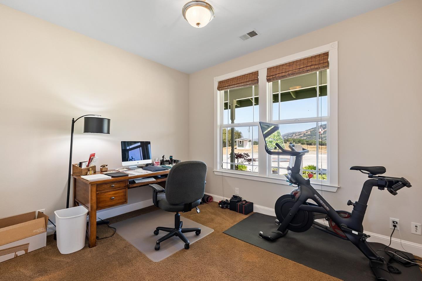 4460 Roop Road Gilroy, CA 95020 - Photo 31 of 68 a view of a workspace with furniture and a window