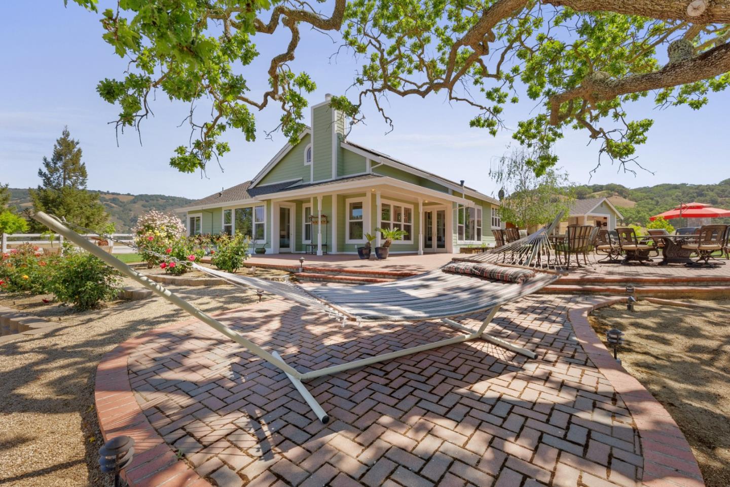 4460 Roop Road Gilroy, CA 95020 - Photo 39 of 68 a front view of a house with a yard