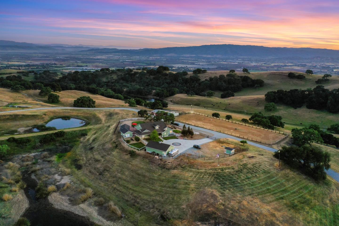 4460 Roop Road Gilroy, CA 95020 - Photo 66 of 68 a view of a city with mountains in the background