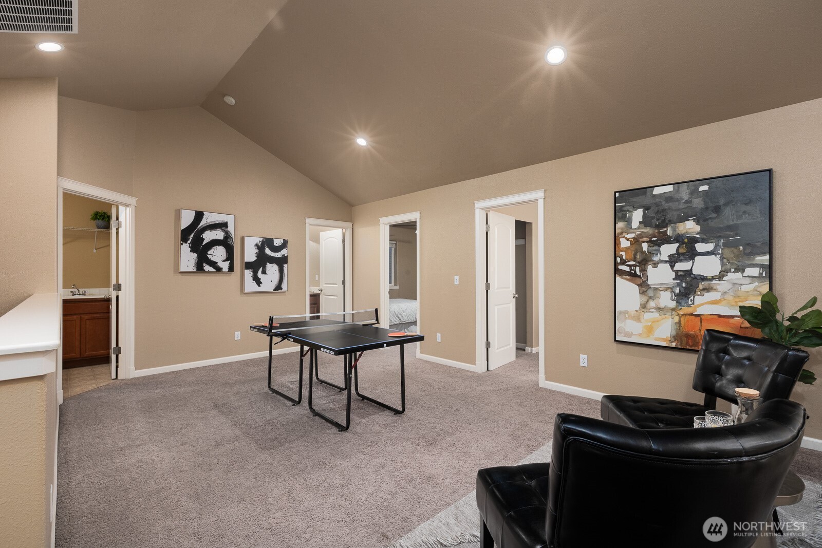 5002 70th Way Southeast Lacey, WA 98513 - Photo 13 of 40 a living room with furniture and a wooden floor