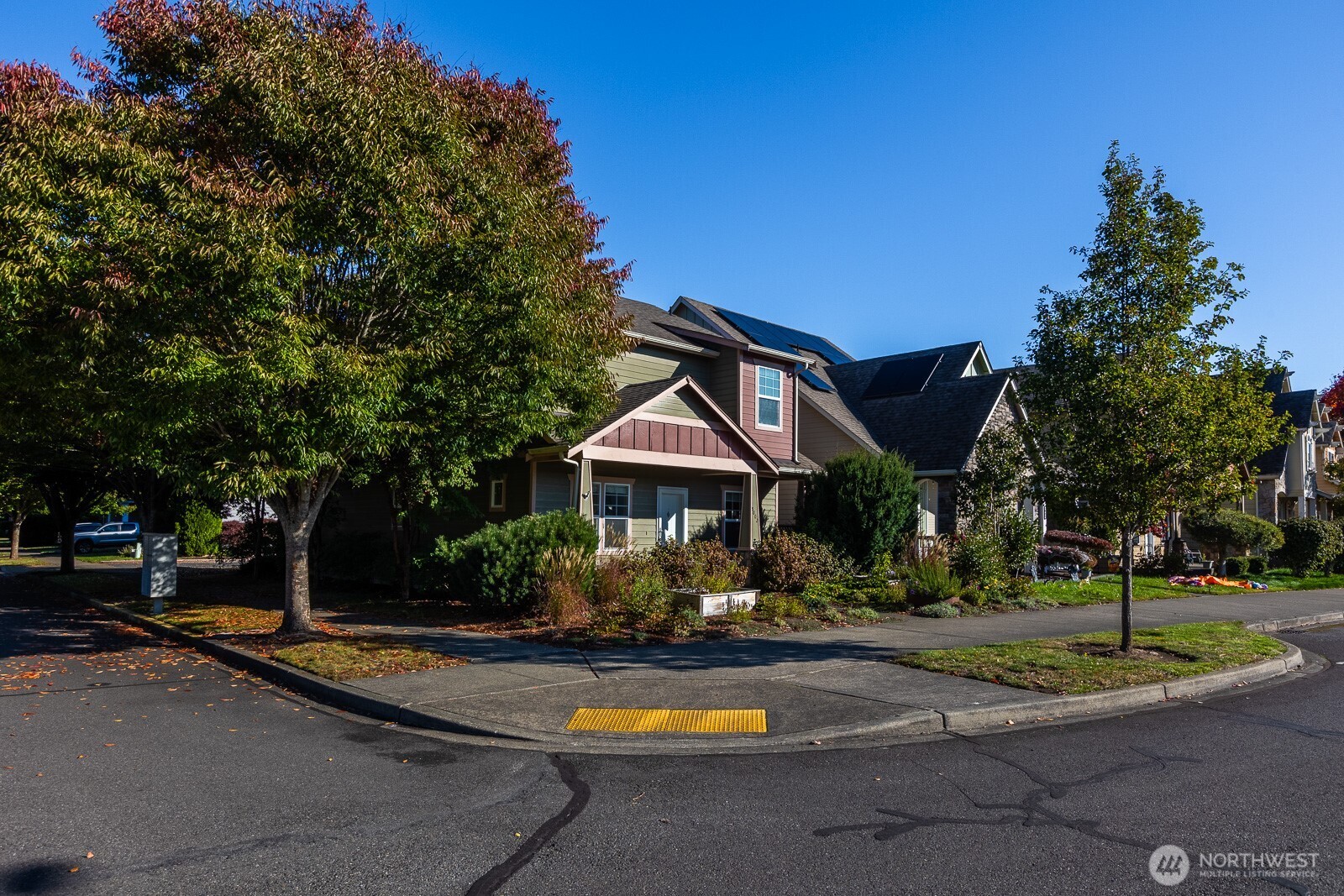 5002 70th Way Southeast Lacey, WA 98513 - Photo 38 of 40 a front view of a house with swimming pool and porch