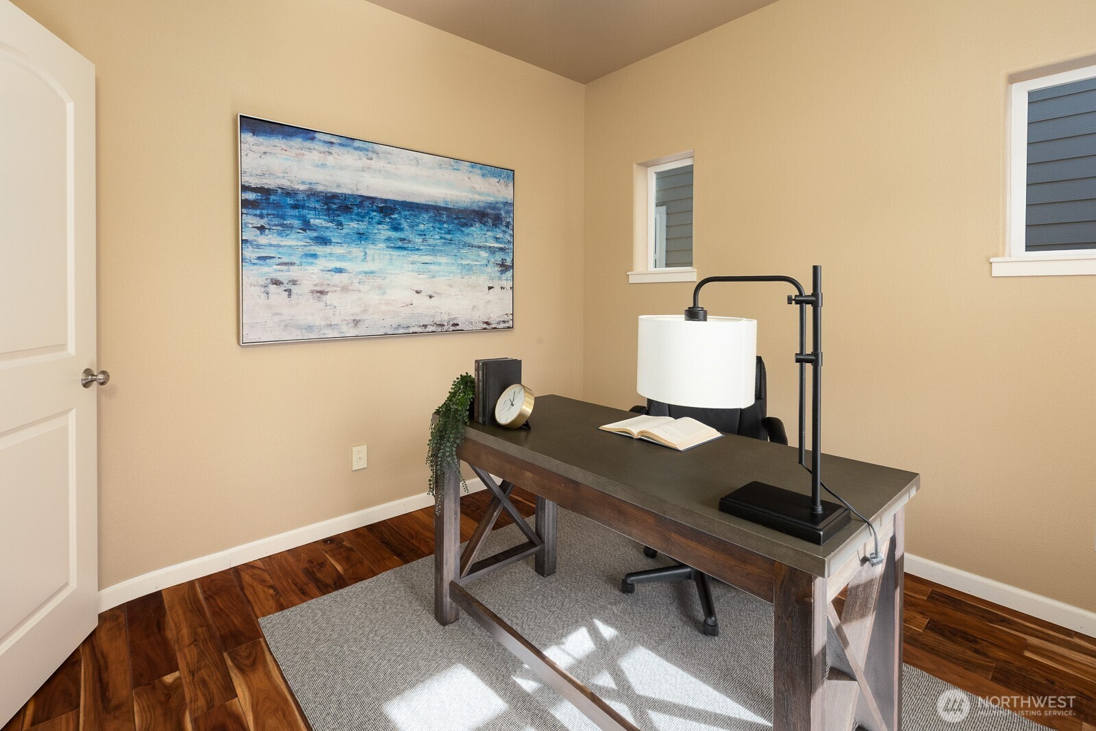 5002 70th Way Southeast Lacey, WA 98513 - Photo 10 of 40 a view of a workspace with furniture