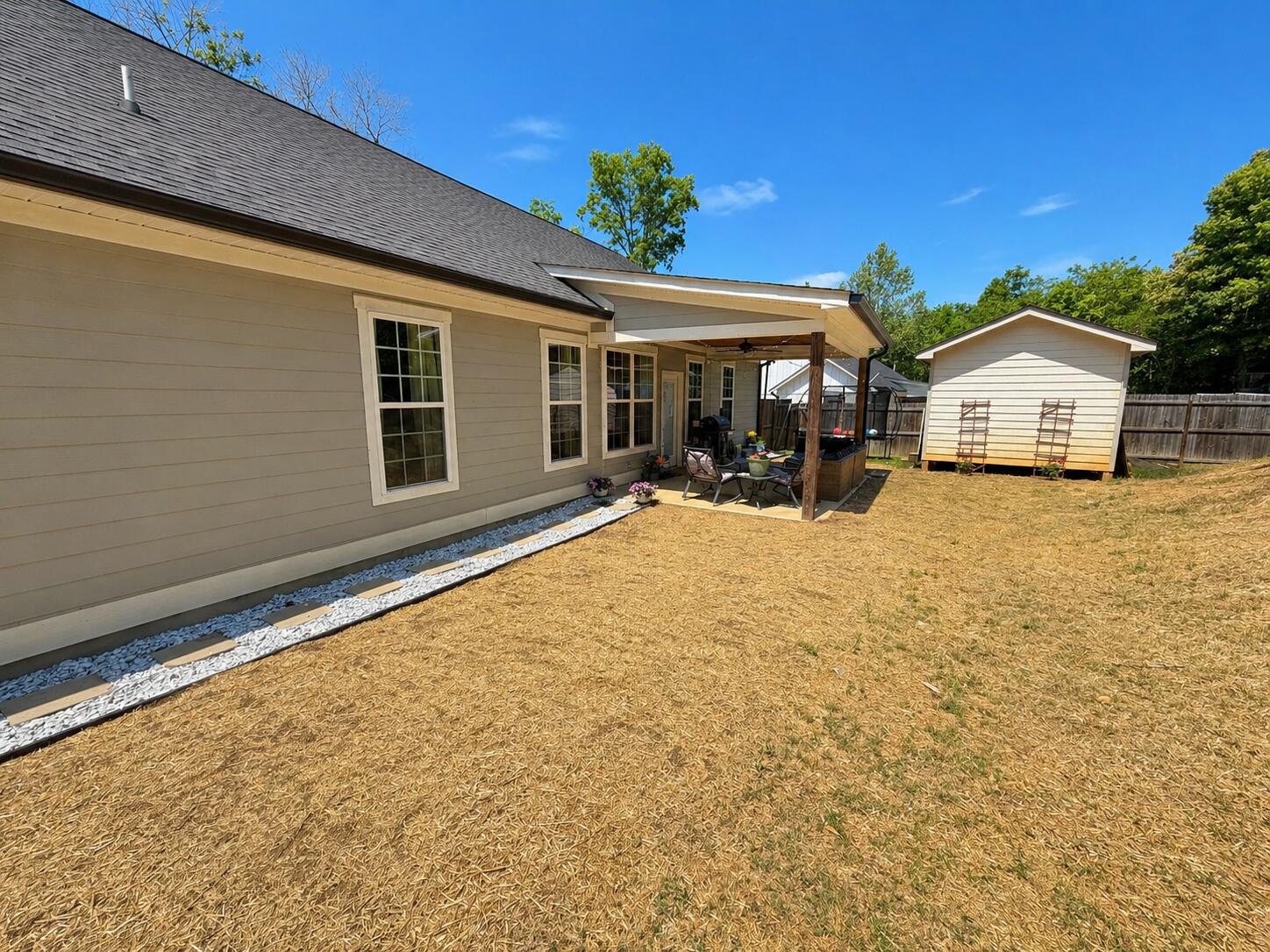 1909 Old Lafayette Road Rock Spring, GA 30739 - Photo 6 of 37 Backyard updates