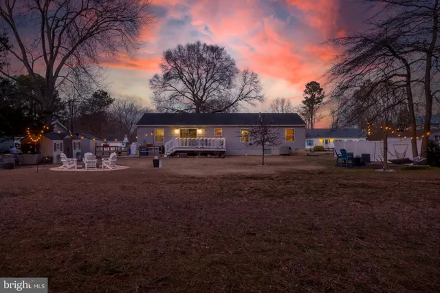 a car parked in front of a house