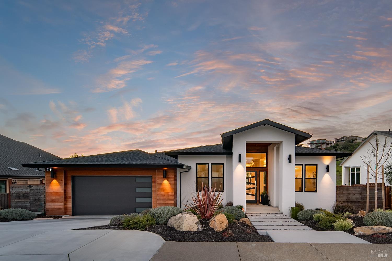 3735 Lakebriar Place Santa Rosa, CA 95403 - Photo 1 of 1 front view of a house with potted plants