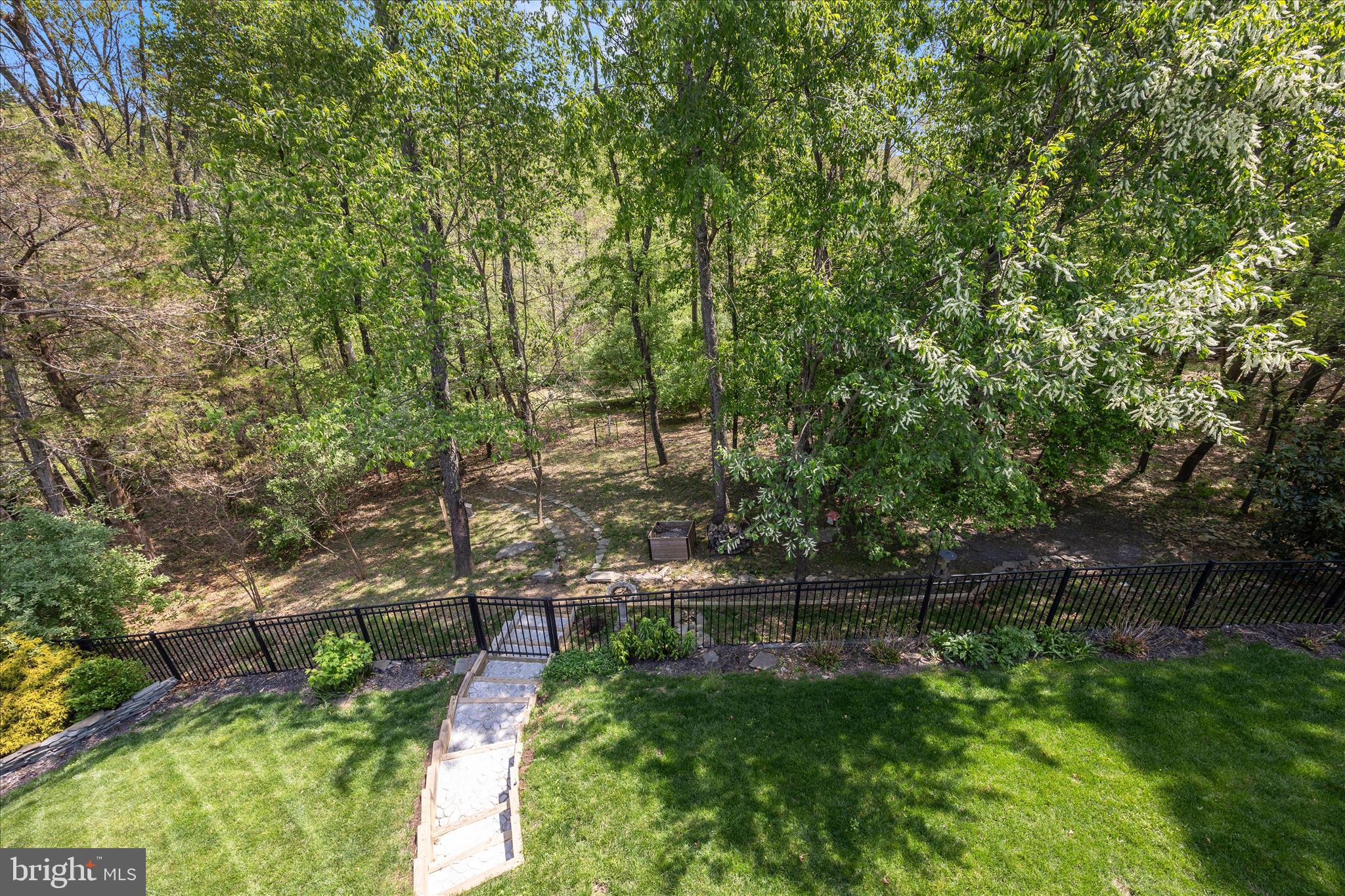 5931 Yeagertown Road New Market, MD 21774 - Photo 35 of 50 Deck View of Extra Yard Beyond Fence