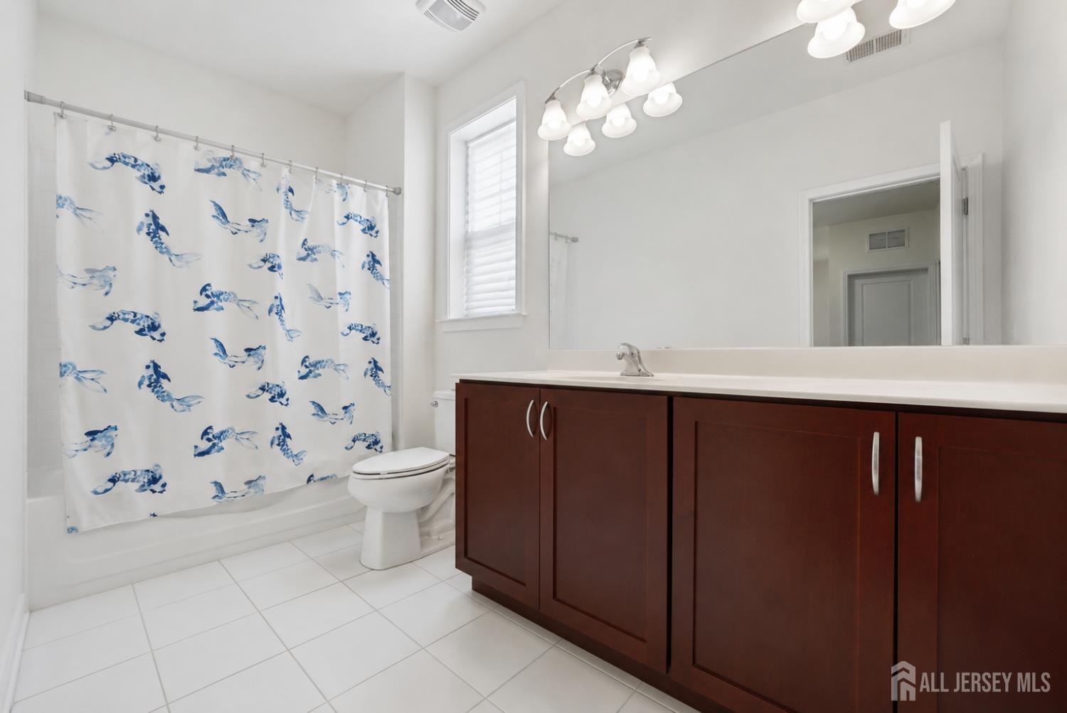 133 Savoth Lane Colonia, NJ 07067 - Photo 17 of 21 a bathroom with a sink a toilet and a mirror