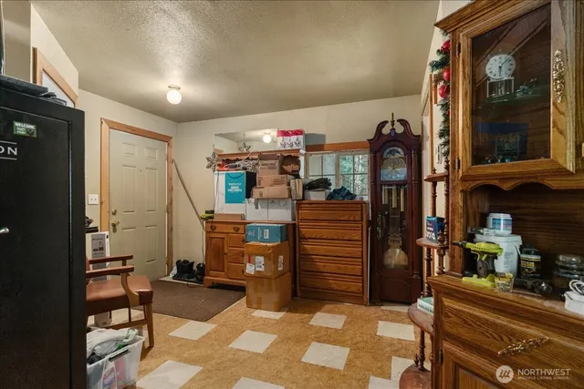 a view of storage and utility room