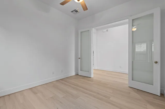 wooden floor in an empty room