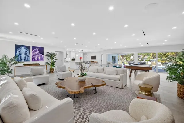 a view of porch with seating space