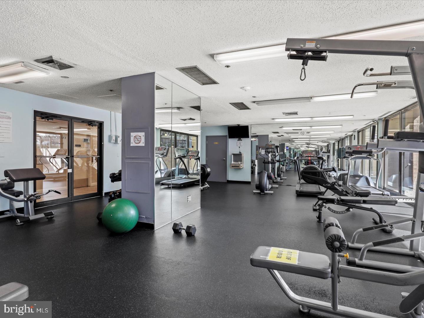 5505 Seminary Road, Unit 408N Falls Church, VA 22041 - Photo 23 of 31 a view of a room with gym equipment