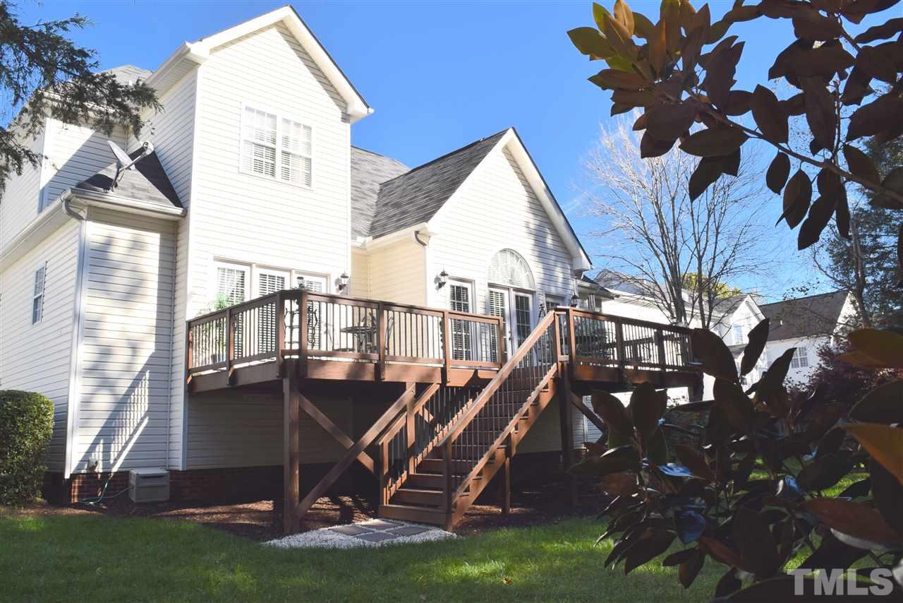 620 Middle Bridge Road Wake Forest, NC 27587 - Photo 24 of 25 Back of the house as seen from the back yard
