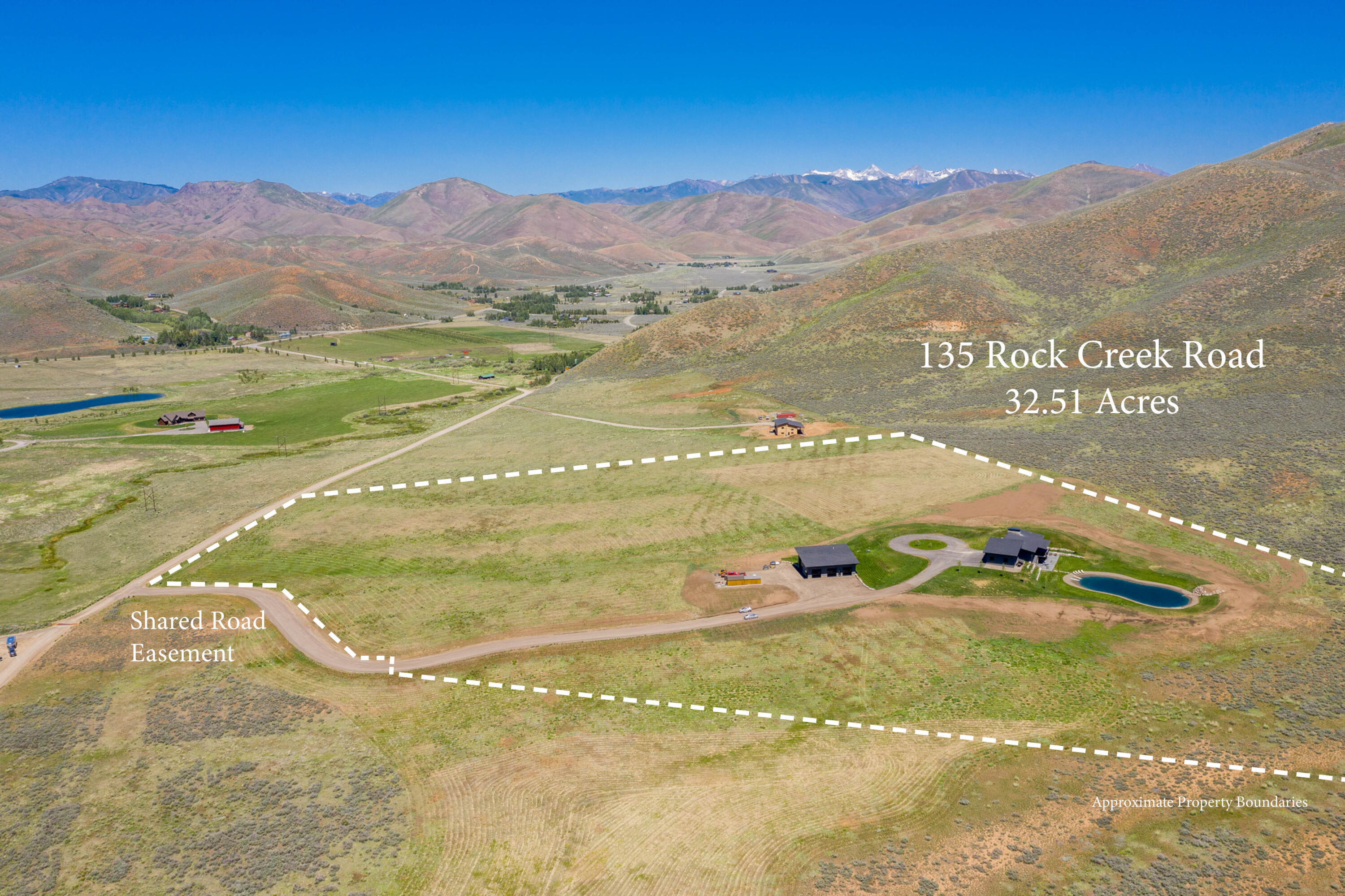 135 Rock Creek Road Blaine County, ID 83333 - Photo 40 of 55 Aerial View